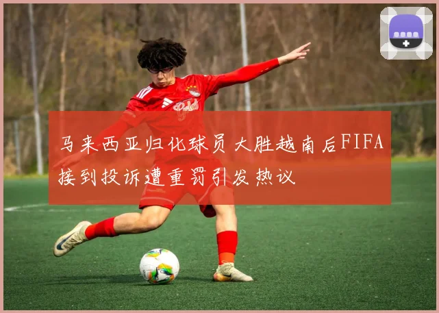 马来西亚归化球员大胜越南后FIFA接到投诉遭重罚引发热议